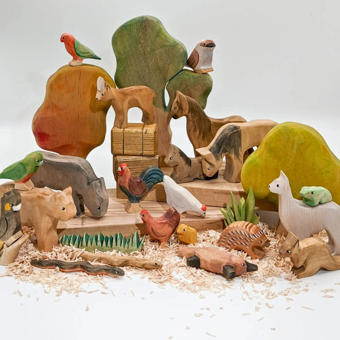 NOM Handcrafted Wooden Toys Small World Play Australia