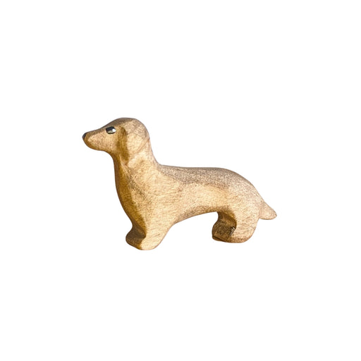 NH_DOP_40003 NOM Handcrafted - Wooden miniature Dachshund Sausage Dog model