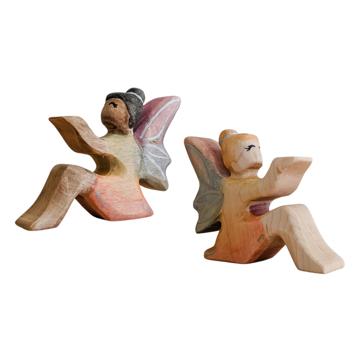 人形　GRUSS aus　Wien NOM Handcrafted - Fairy Sitting - Oskar's Wooden Ark Australia