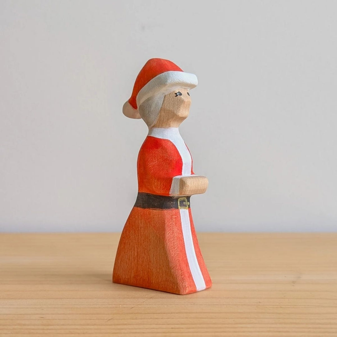 NOM Handcrafted - Mrs. Claus Christmas Wooden Toy for Open Ended Play - Online, - Australia