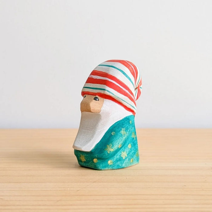 NOM Handcrafted - Peppermint Gnome Christmas Wooden Toy for Open Ended Play - Online - Australia