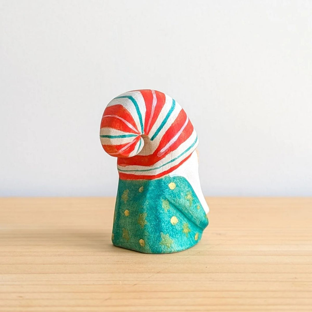 NOM Handcrafted - Peppermint Gnome Christmas Wooden Toy for Open Ended Play - Online - Australia