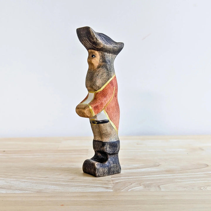 NOM Handcrafted Pirate Set Wooden Toy Figure for Small-World Play from Australia