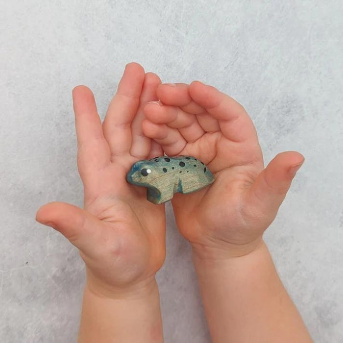 NH_AAP_20020 NOM Handcrafted - Poison Dart Frog - Blue and Black