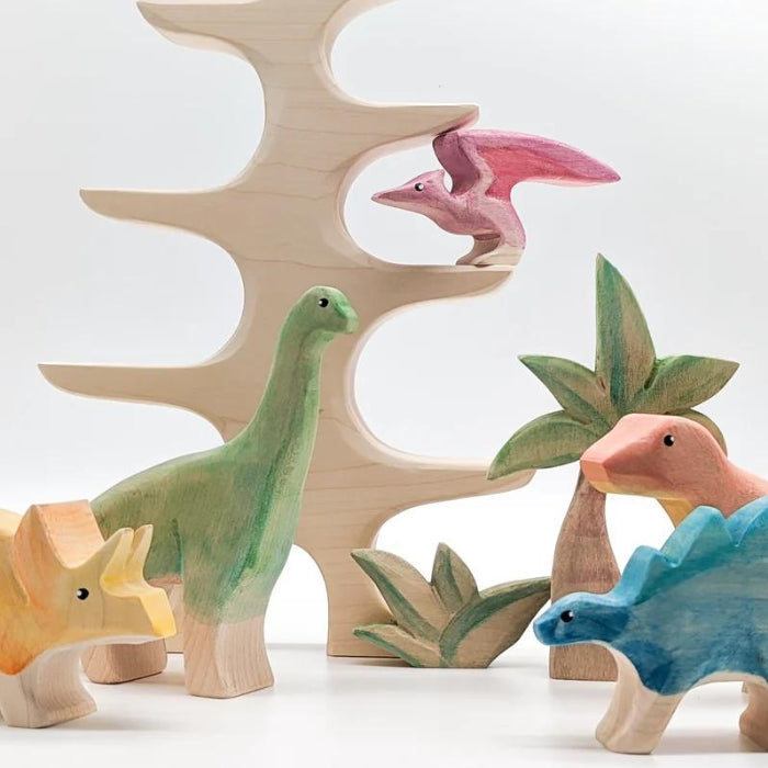 NH_TRP_90008 NOM Handcrafted - Prehistoric Tree and Bush Set