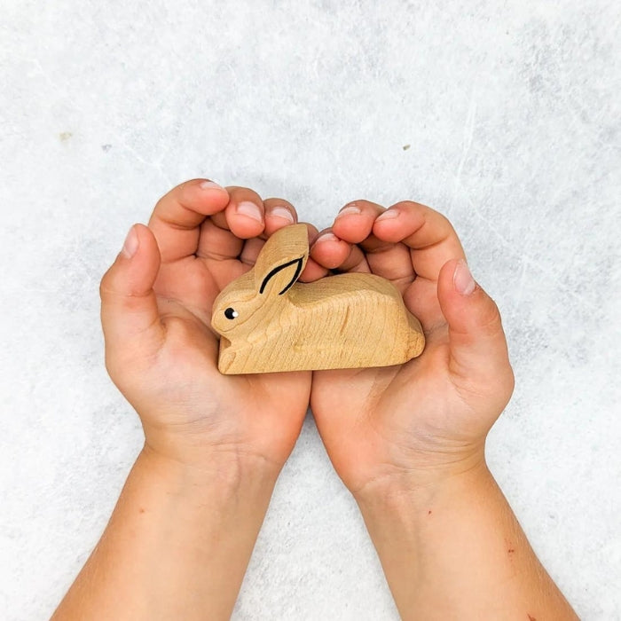 NH_WOP_100004 NOM Handcrafted Bunny Rabbit Laying