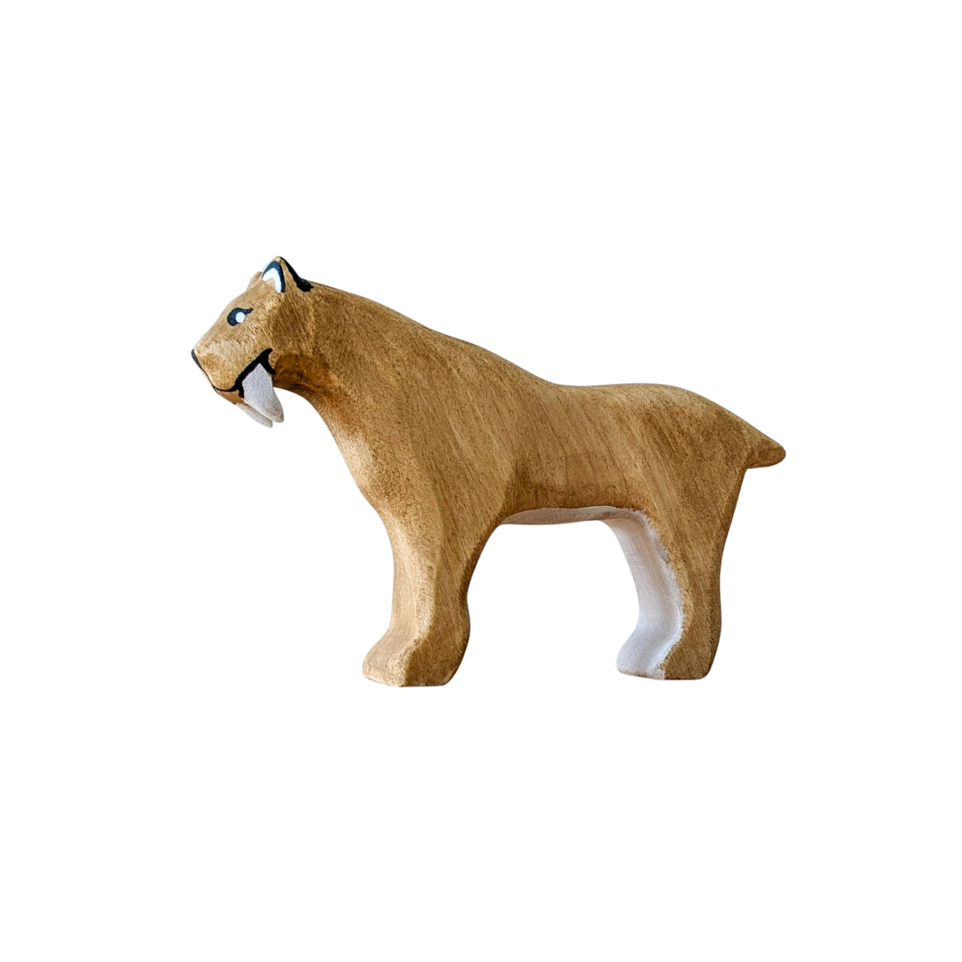 NH_BCP_30007 NOM Handcrafted - Sabre Tooth Cat Smilodon - Plain