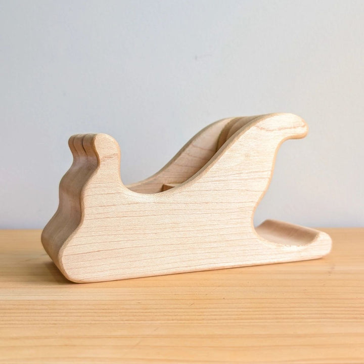 NOM Handcrafted - Santa's Sleigh Christmas Wooden Toy for Open Ended Play - Online - Australia