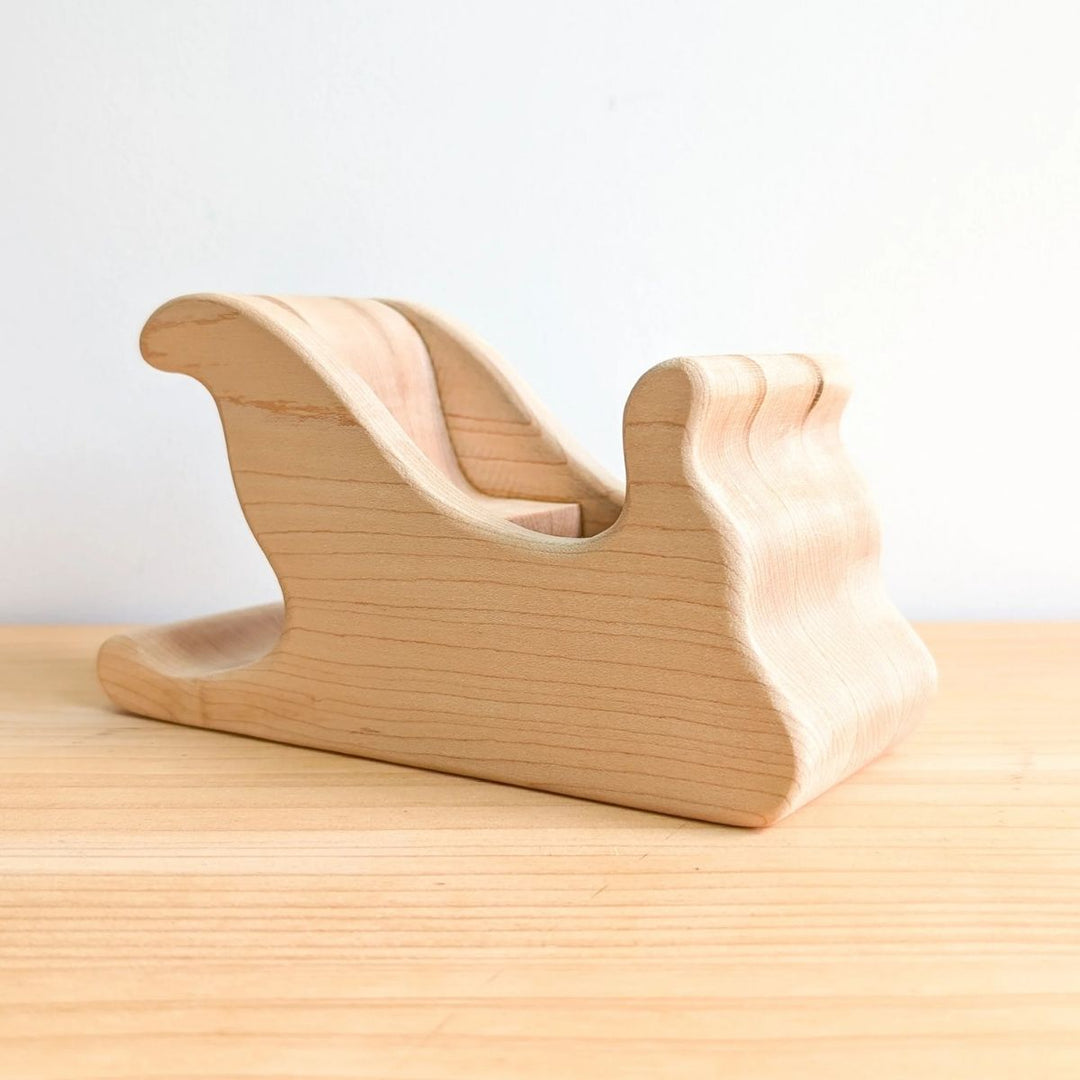 NOM Handcrafted - Santa's Sleigh Christmas Wooden Toy for Open Ended Play - Online - Australia