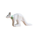 NOM Handcrafted - Snow Kangaroo - White Boomer Hopping Christmas Wooden Toys for Open Ended Play - Online - Australia