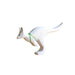NOM Handcrafted - Snow Kangaroo - White Boomer Jumping Christmas Wooden Toys for Open Ended Play - Online, - Australia
