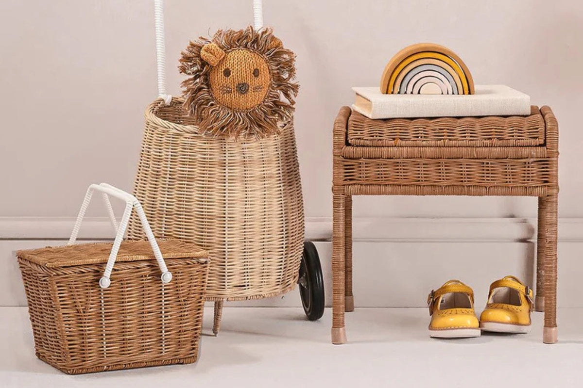 Dinkum Dolls Rattan Baskets & Storage | Australia — Oskar's Wooden Ark