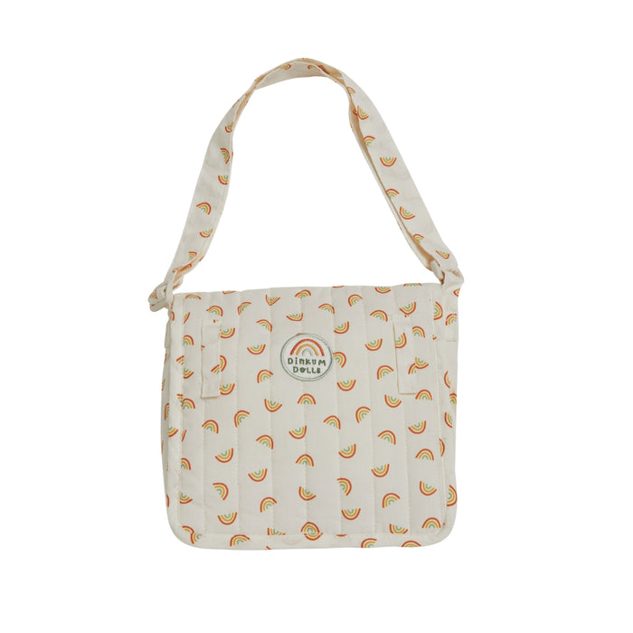 OETDLA-CAR-RP-P Olli Ella Carrie Convertible Changing Bag and Mat  - Rainbow