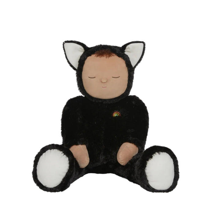 Olli Ella Cozy Dinkum Cat Nox - Black - Giant from Australia