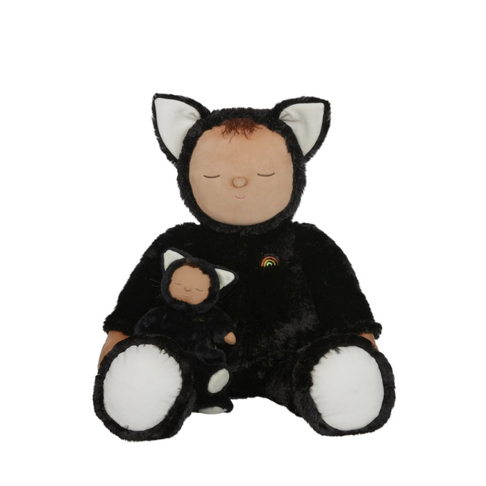 Olli Ella Cozy Dinkum Cat Nox - Black - Giant from Australia
