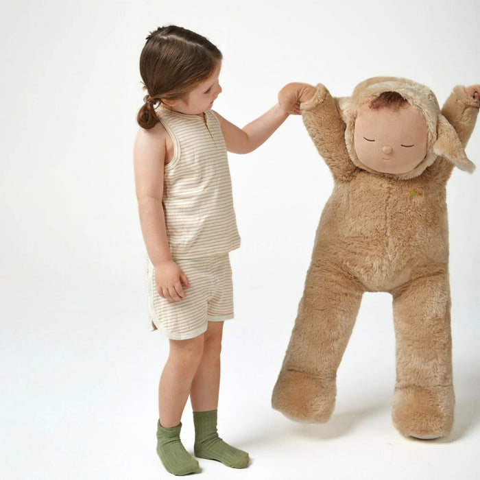 Olli Ella Cozy Dinkum Lamby Pip - Warm Gray - Giant, from Australia