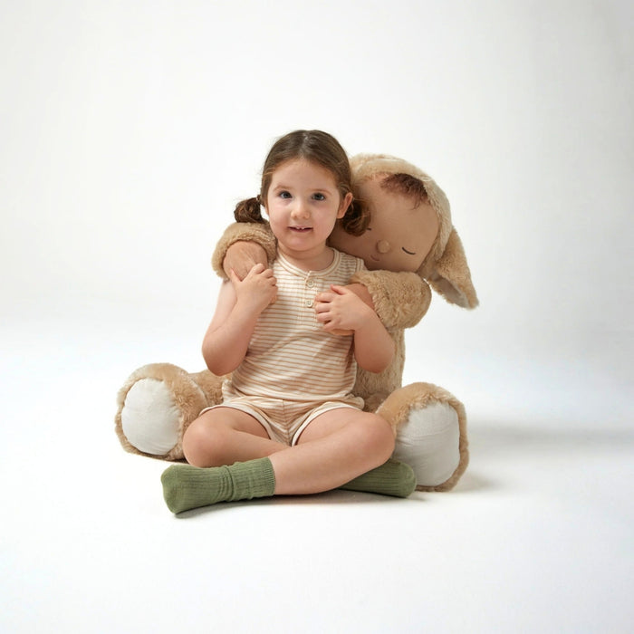Olli Ella Cozy Dinkum Lamby Pip - Warm Gray - Giant, from Australia