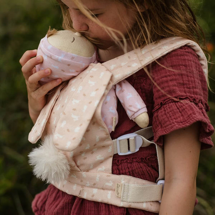 OETDAC-DIN-LA-O Olli Ella Dinkum Doll Carrier Cottontail Lapin