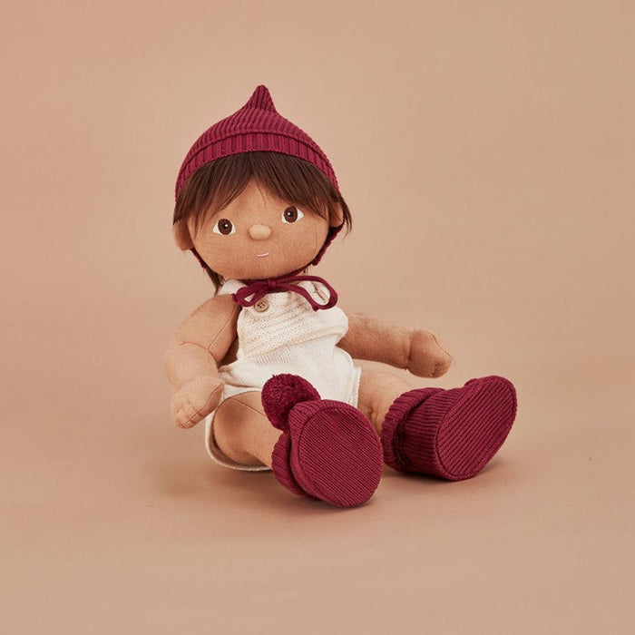 Olli Ella Dinkum Doll - Knit Set Plum