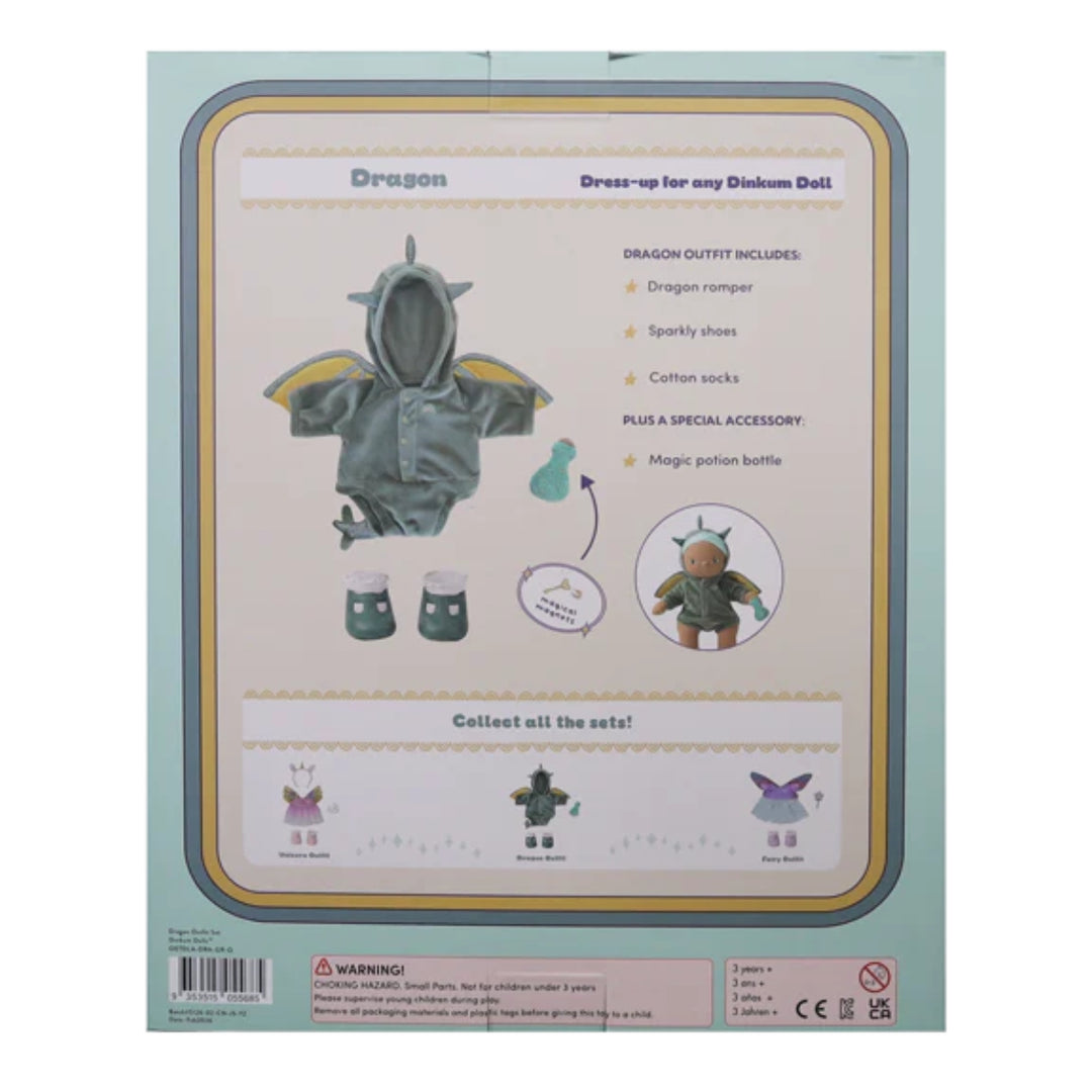 Dinkum Dolls Outfit Set - Dragon - Online, Australia