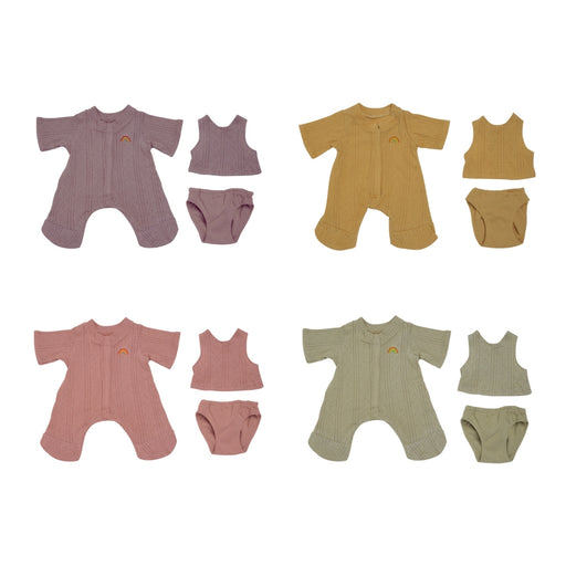 Olli Ella Dinkum Doll - Pointelle PJ Set from Australia