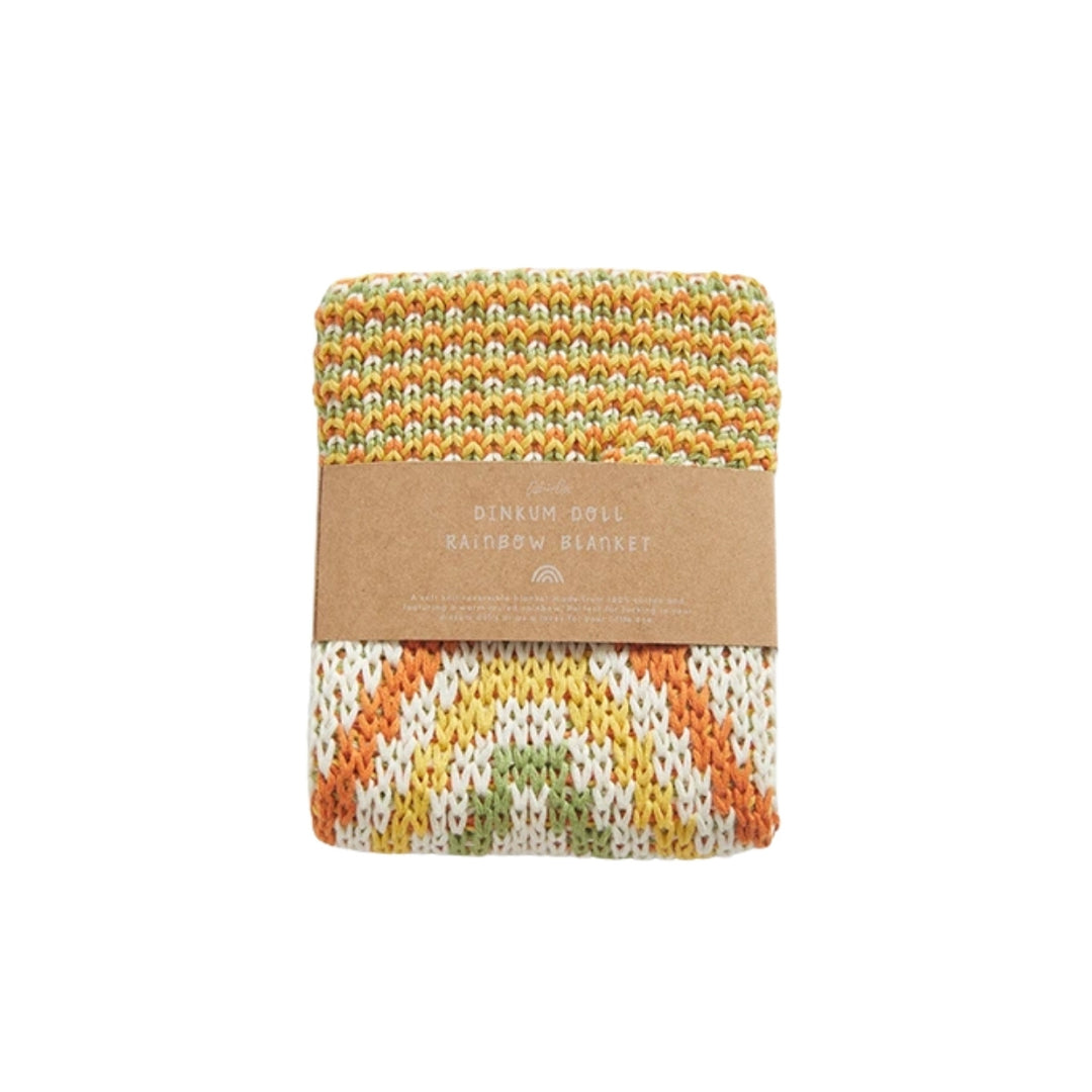 Olli Ella Dinkum Doll - Rainbow Blanket from Australia