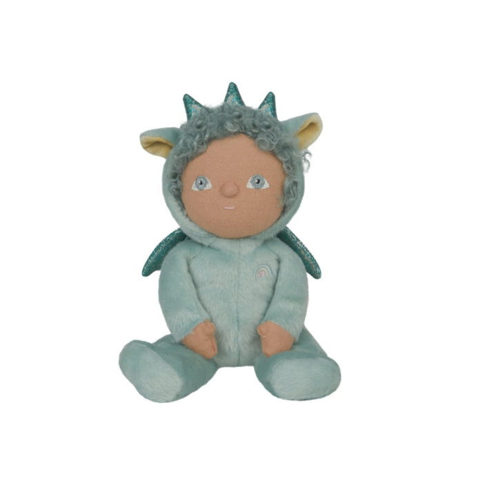 Olli Ella Dinky Dinkum Doll Dragon Dante - Green, Australia