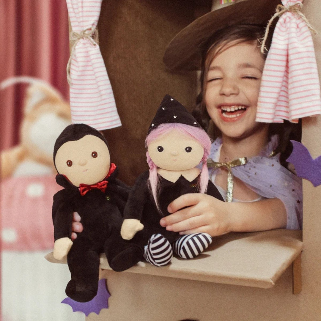 Olli Ella Dinky Dinkum Doll Vincent Vampire - Black from Australia