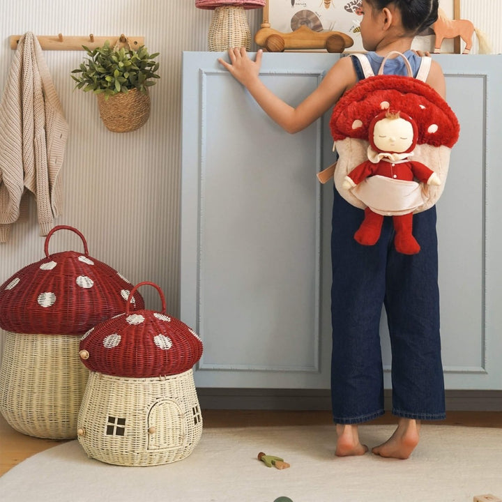 Olli Ella Dozy Dinkum - Toadstool  Moppet - Red from Australia