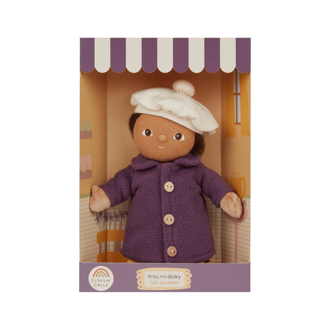 OETDDA-DRE-MU-P Olli Ella Dress Me Dinky - Lila Lavender