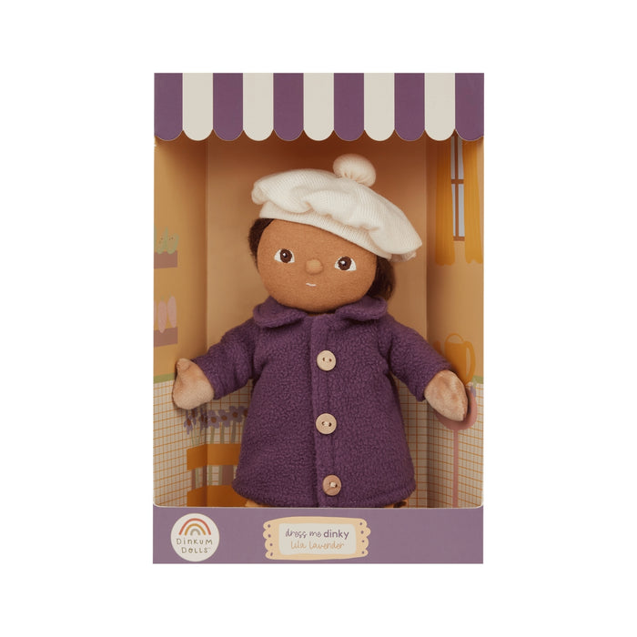 OETDDA-DRE-MU-P Olli Ella Dress Me Dinky - Lila Lavender