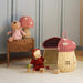Olli Ella Pink Mushroom Dollhouse Basket Australia