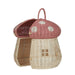 Olli Ella Pink Mushroom Dollhouse Basket Australia