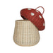 Olli Ella Mushroom Storage Basket - Red - Australia