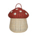 Olli Ella Mushroom Storage Basket - Red - Australia