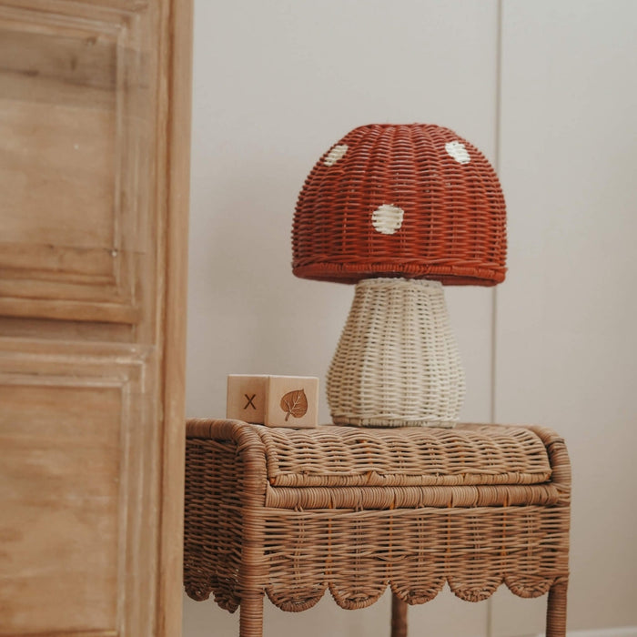 Olli Ella Toadstool Lamp - Red from Australia