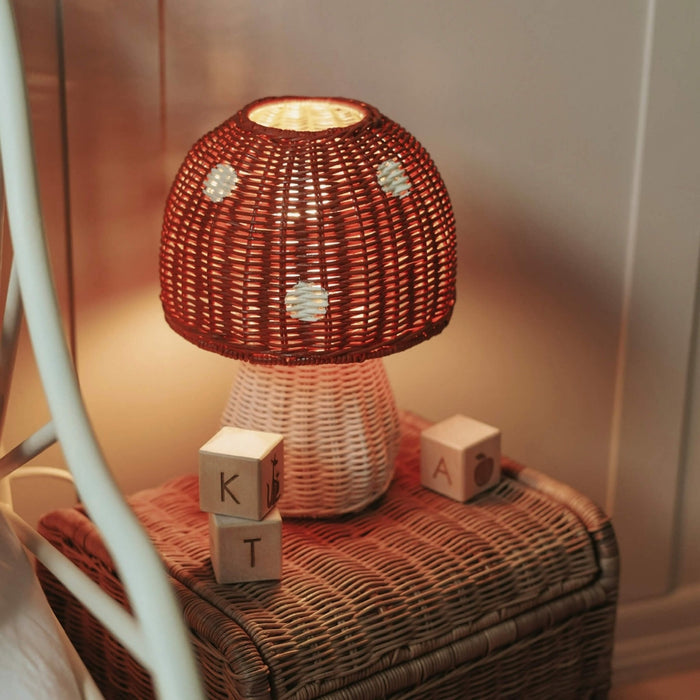 Olli Ella Toadstool Lamp - Red from Australia