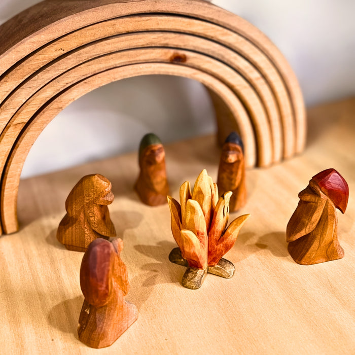 Predan Wooden Dwarves and Camp Fire, Online - Australia