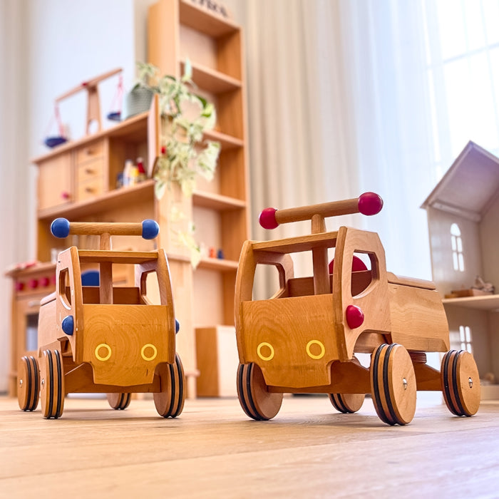 Dynamiko Wooden Ride On Toy Car Transporter Fred - Online, Australia