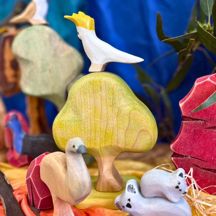 NOM Handcrafted - Wattle Tree & White Cockatoo, Australia