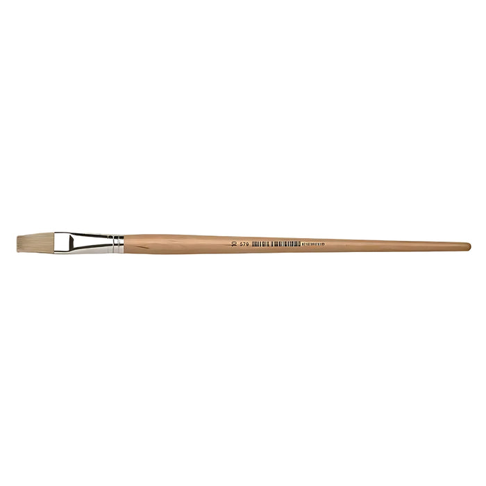 Paint Brush Natural Boar Bristle - Flat from Australia