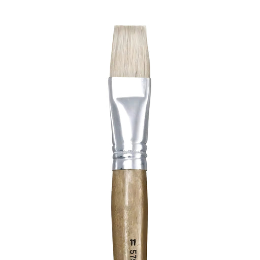 Paint Brush Natural Boar Bristle - Flat from Australia