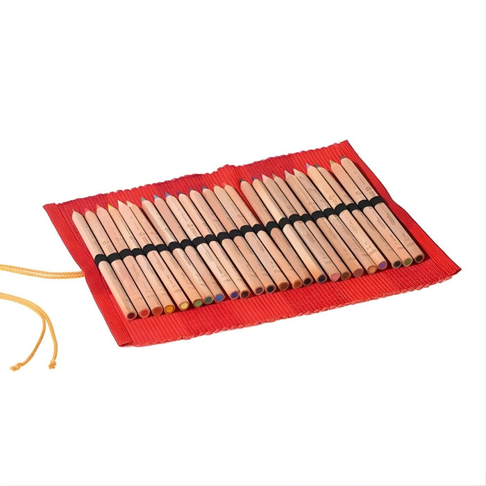 Pencil Cotton Roll-up for 24 Colour Giants - Red - Mercurius Australia, Available Online