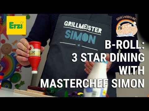 Erzi Food to Cut - a Demonstration by Masterchef, Simon from Oskar's Wooden Ark, Educational Wooden Toy Store in Australia