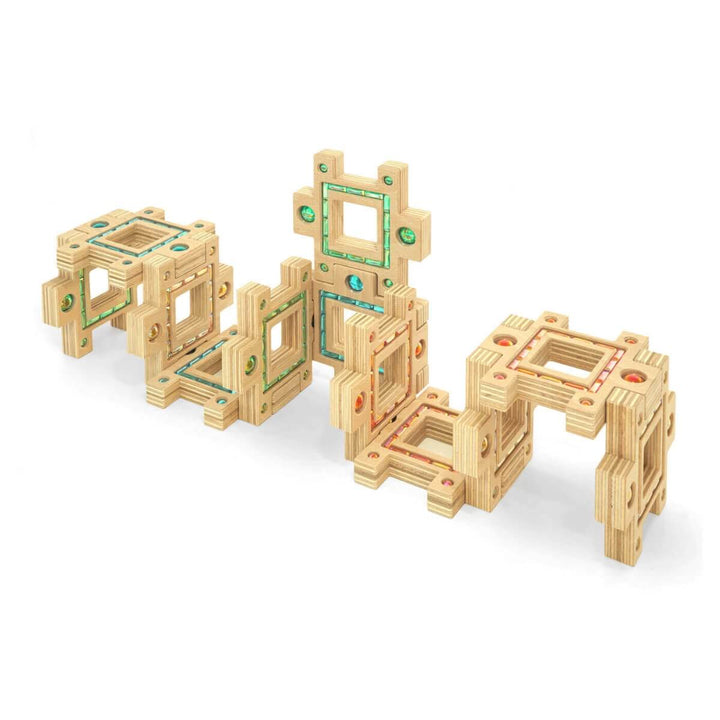 Regenbogenland Atlantis - Premium Interlocking Wooden Construction Set - Australia