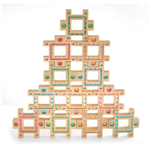 Regenbogenland Atlantis - Premium Interlocking Wooden Construction Set - Australia