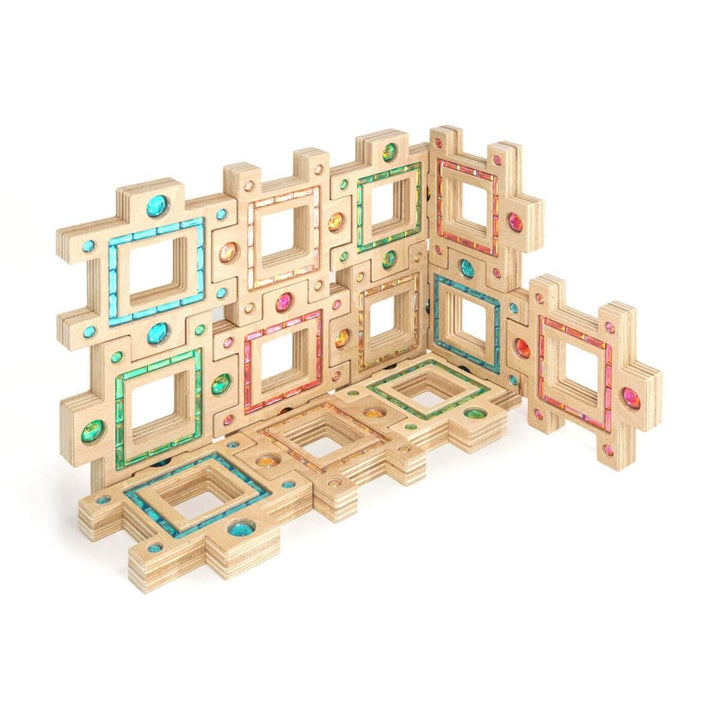Regenbogenland Atlantis - Premium Interlocking Wooden Construction Set - Australia