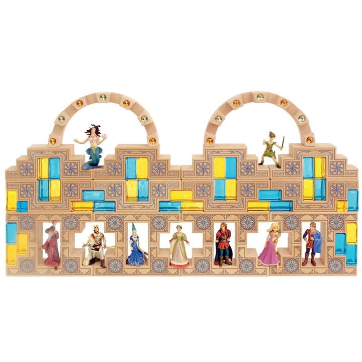Regenbogenland Gothic Steps - Premium Interlocking Wooden Construction Set - Australia