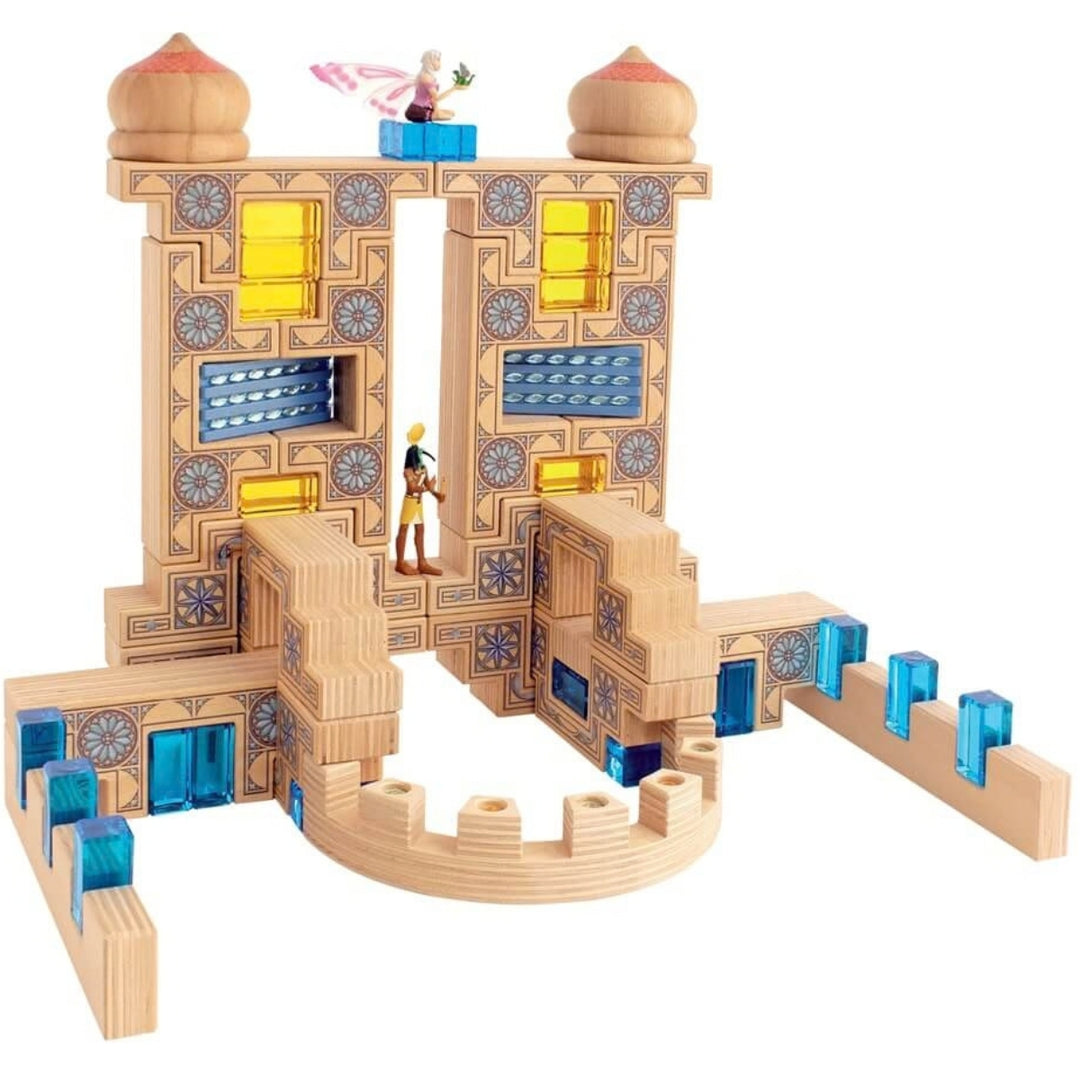 Regenbogenland Gothic Steps - Premium Interlocking Wooden Construction Set - Australia