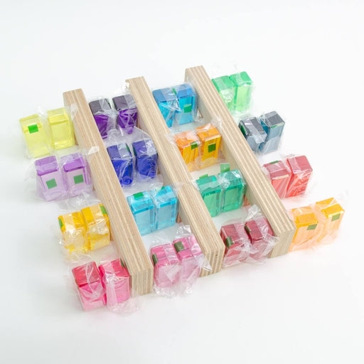 RBL-190-3 Regenbogenland Translucent Lucite Rainbow Stones Set of 32